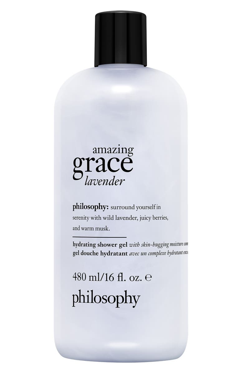 philosophy amazing grace lavender hydrating shower gel, Main, color, Lavender