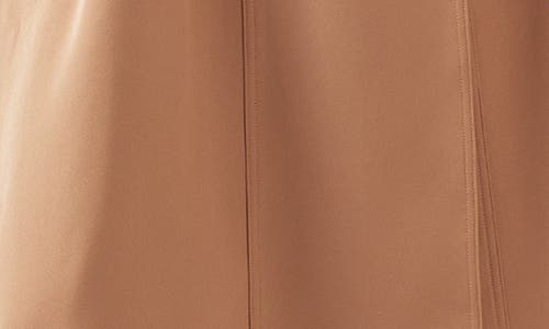 Belle & Bloom Manhattan Crop Trench Coat In Brown