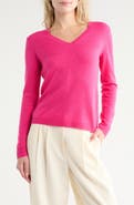 Nordstrom Cashmere V-Neck Sweater