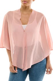 Nina Leonard Chiffon Capelet