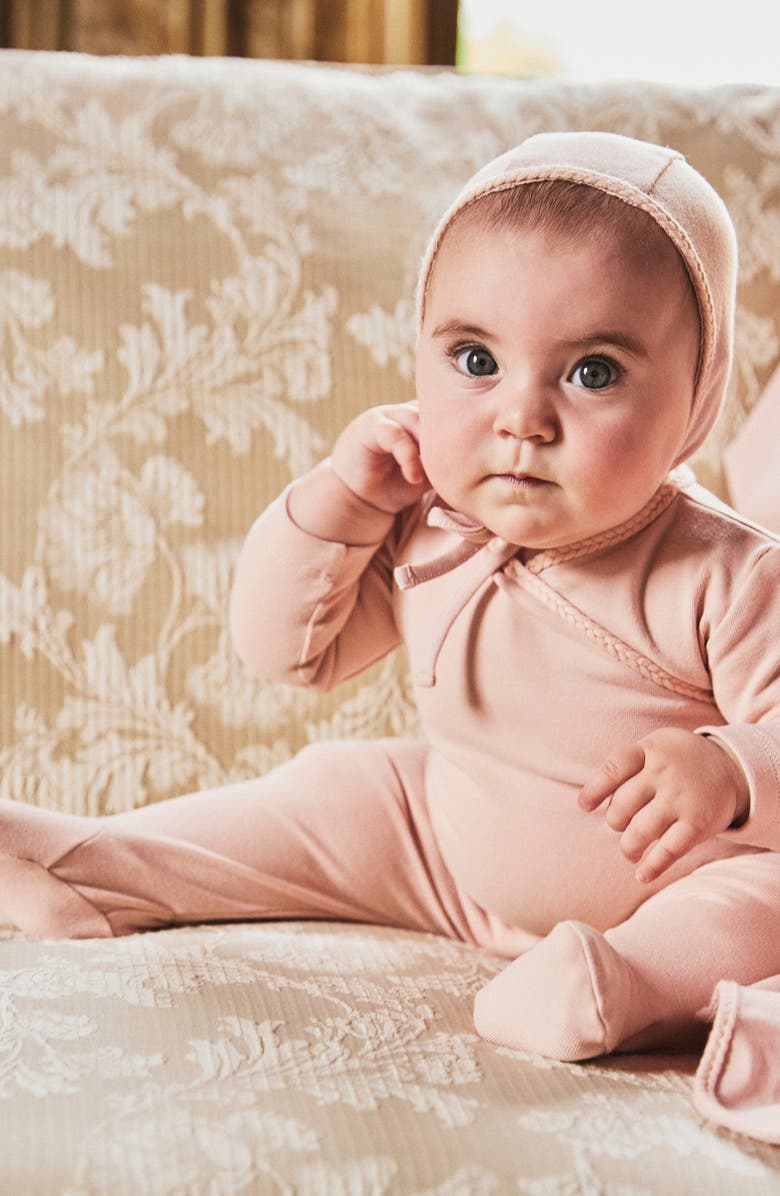 NoggiWear Braided Blanket, Alternate, color, Pale Pink