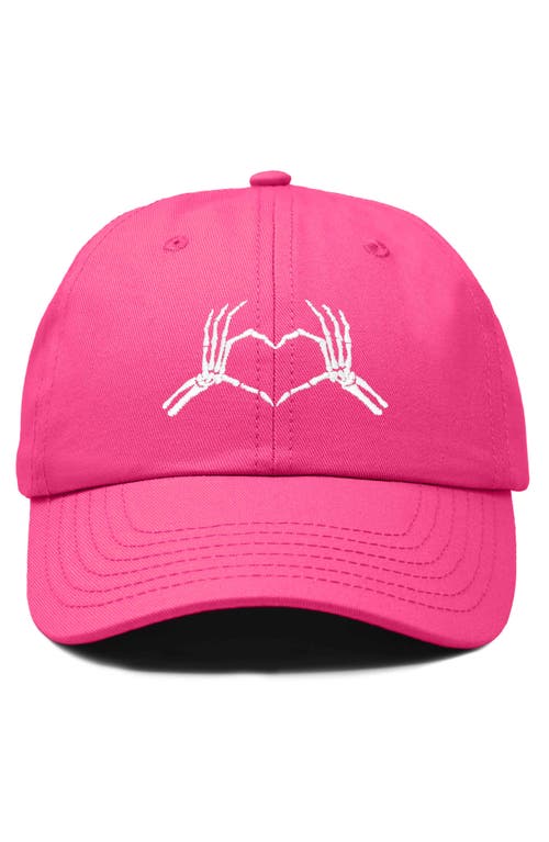 DALIX DALIX SKELETON HEART EMBROIDERED DAD HAT 