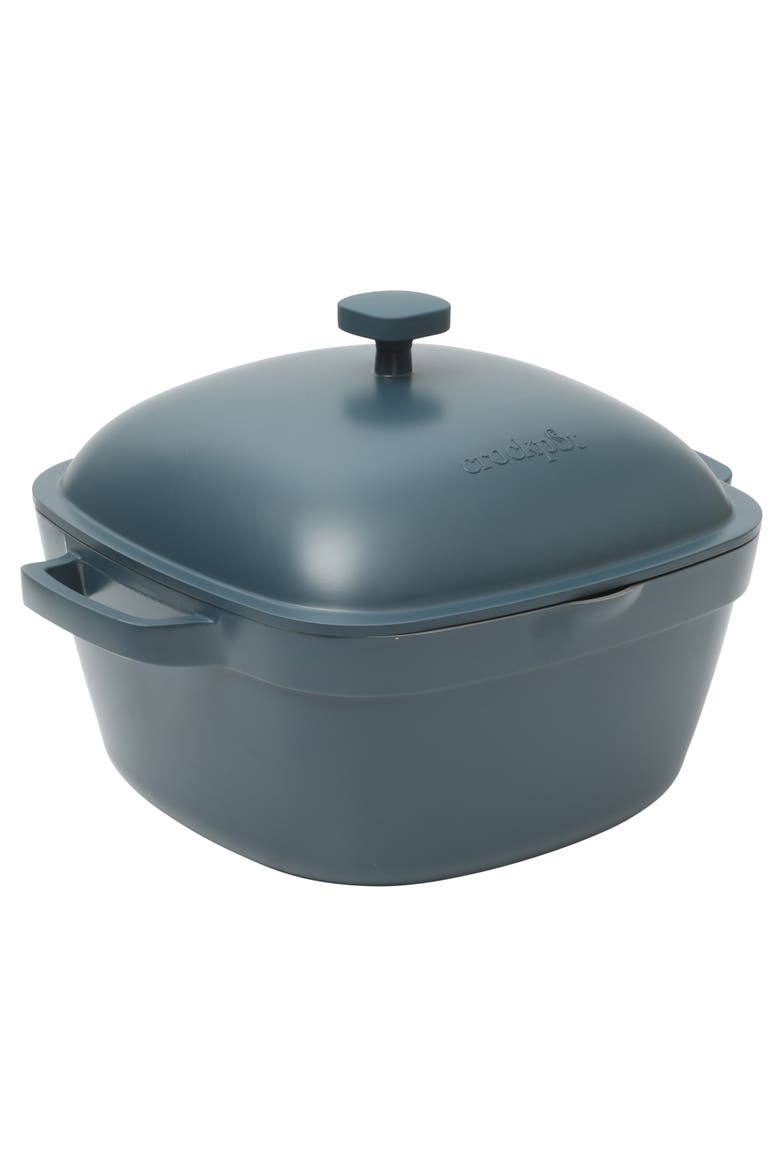 Northvale Lightweight Cast Aluminum Dutch Oven with Lid, Alternate, color, Matte Blue