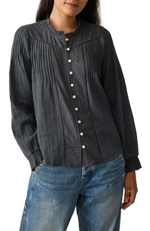 Lily Organic Cotton Button-Up Shirt