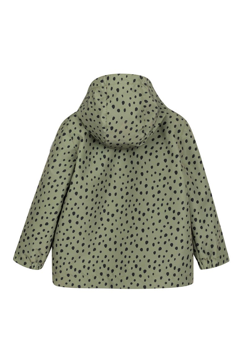 Kids' Lichen Dalmatian 3-in-1 Water Repellent Hooded Coat, Alternate, color, GREEN DUSTY