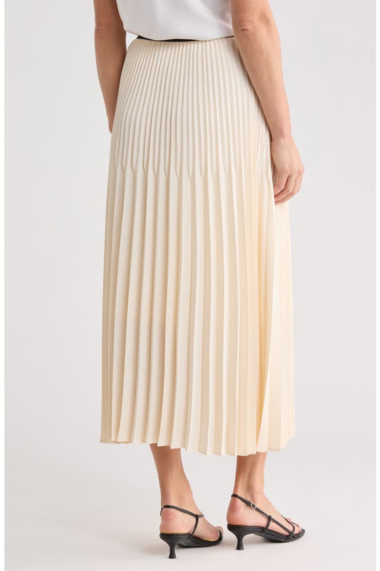Pleated Midi Skirt, Alternate, color, IVORY