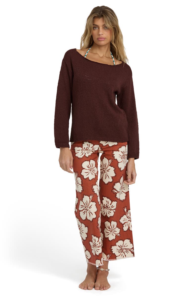 Billabong Ellipse Sweater, Alternate, color, Teak