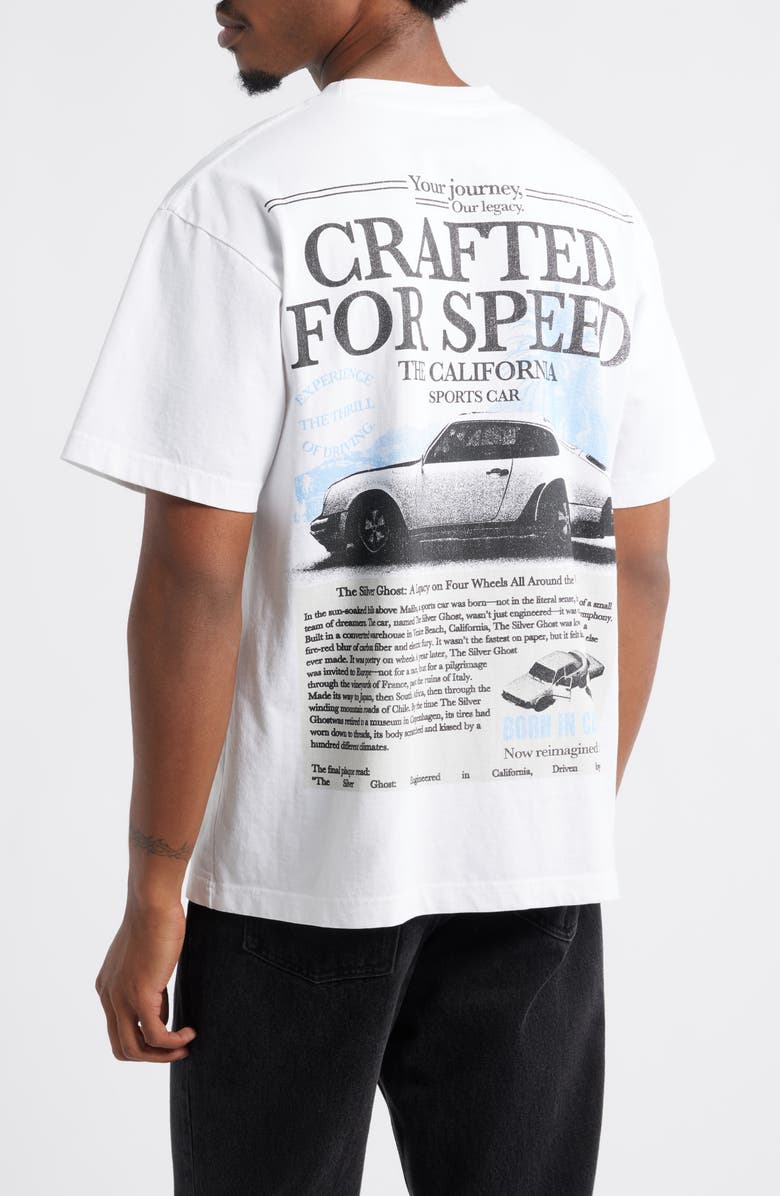 ID Supply Co Car Spec Graphic T-Shirt, Alternate, color, White