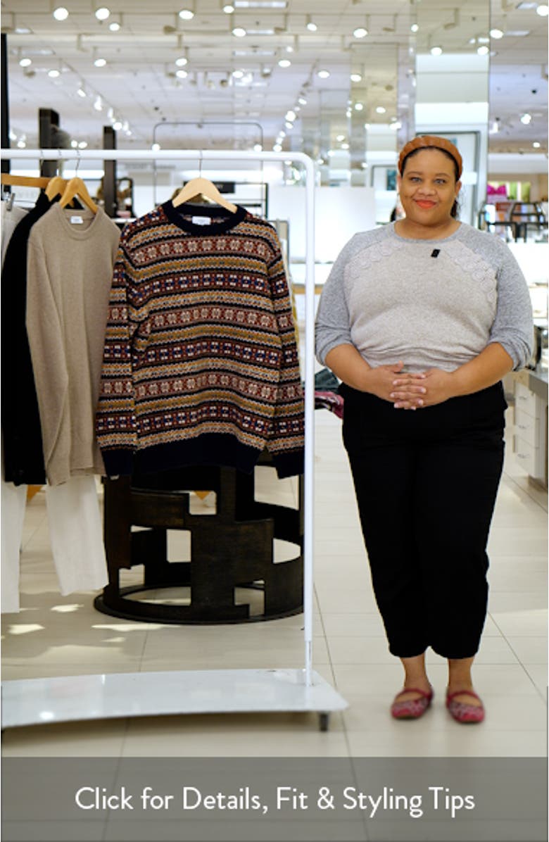 Fair Isle Wool Sweater, sales video thumbnail