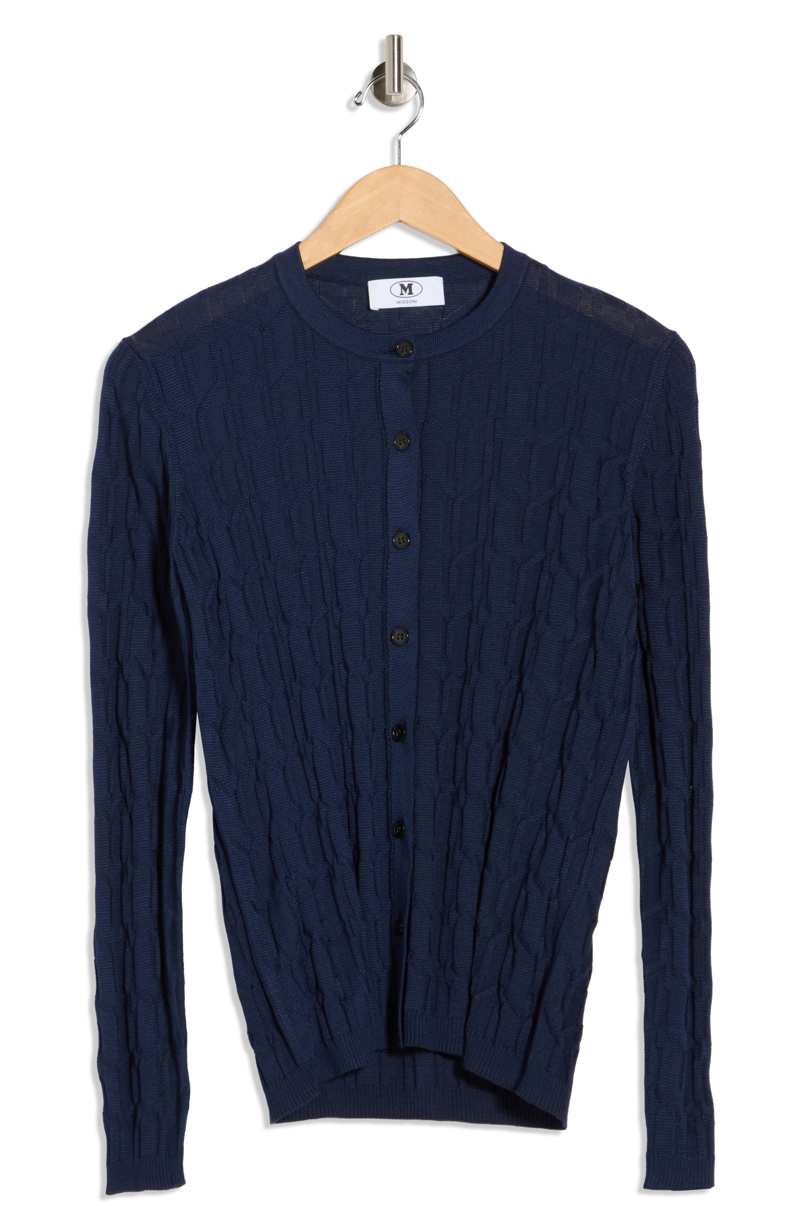 M Missoni Cable Knit Cardigan