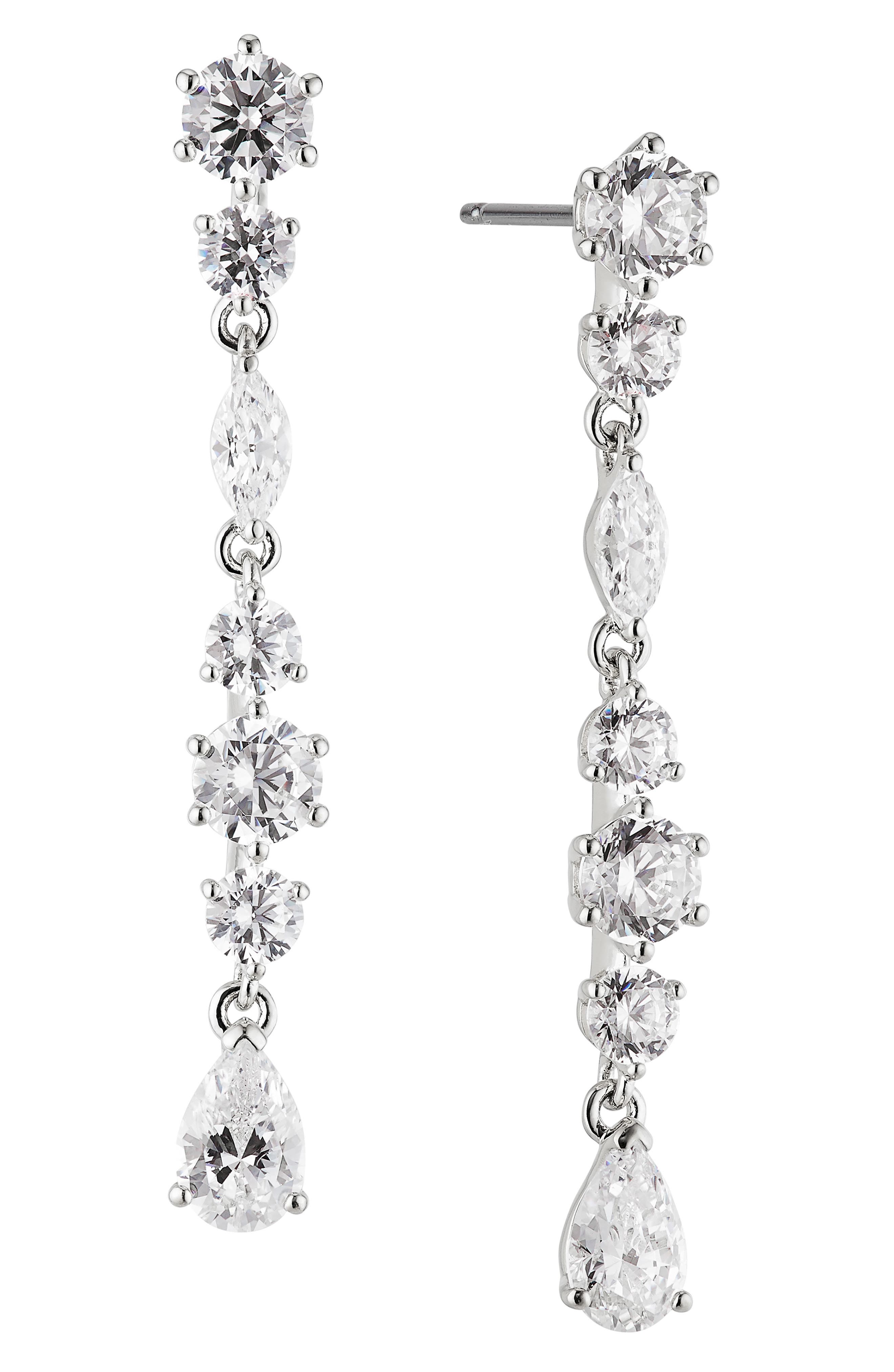 Prima Linear Drop Earrings