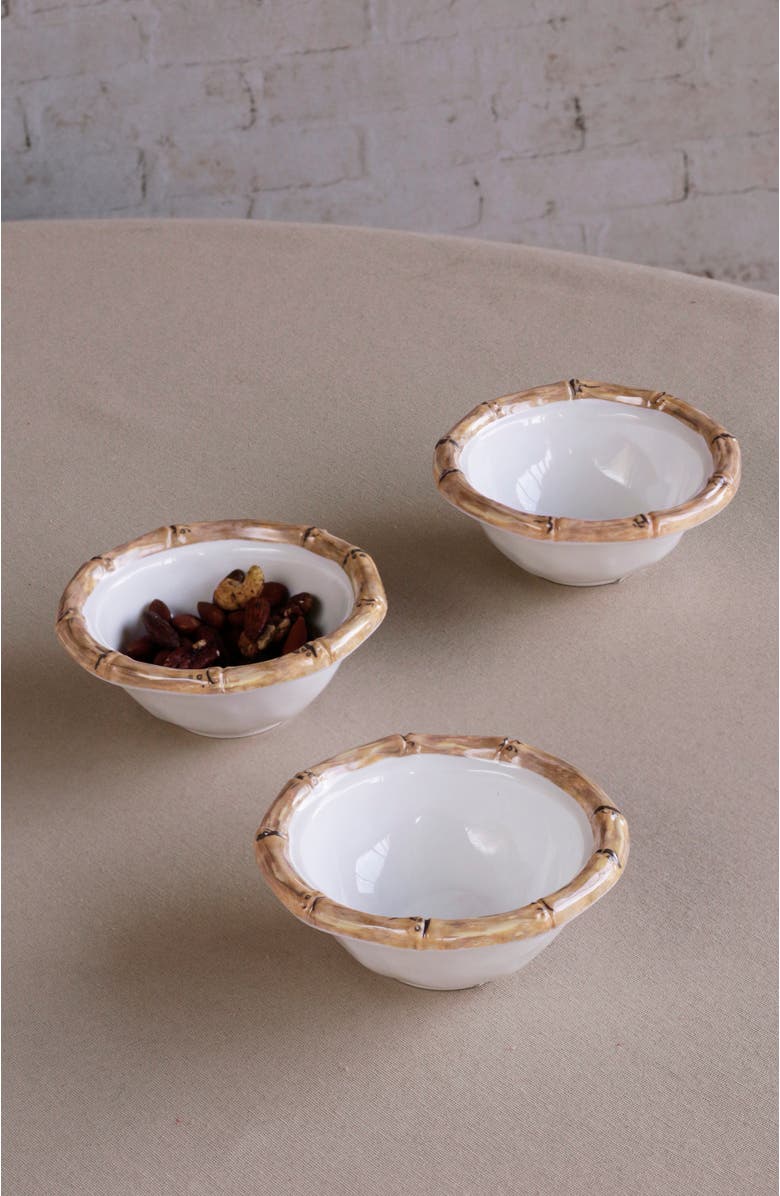 BEATRIZ BALL Collection Vida Cane Mini Dip Bowl, Alternate, color, White