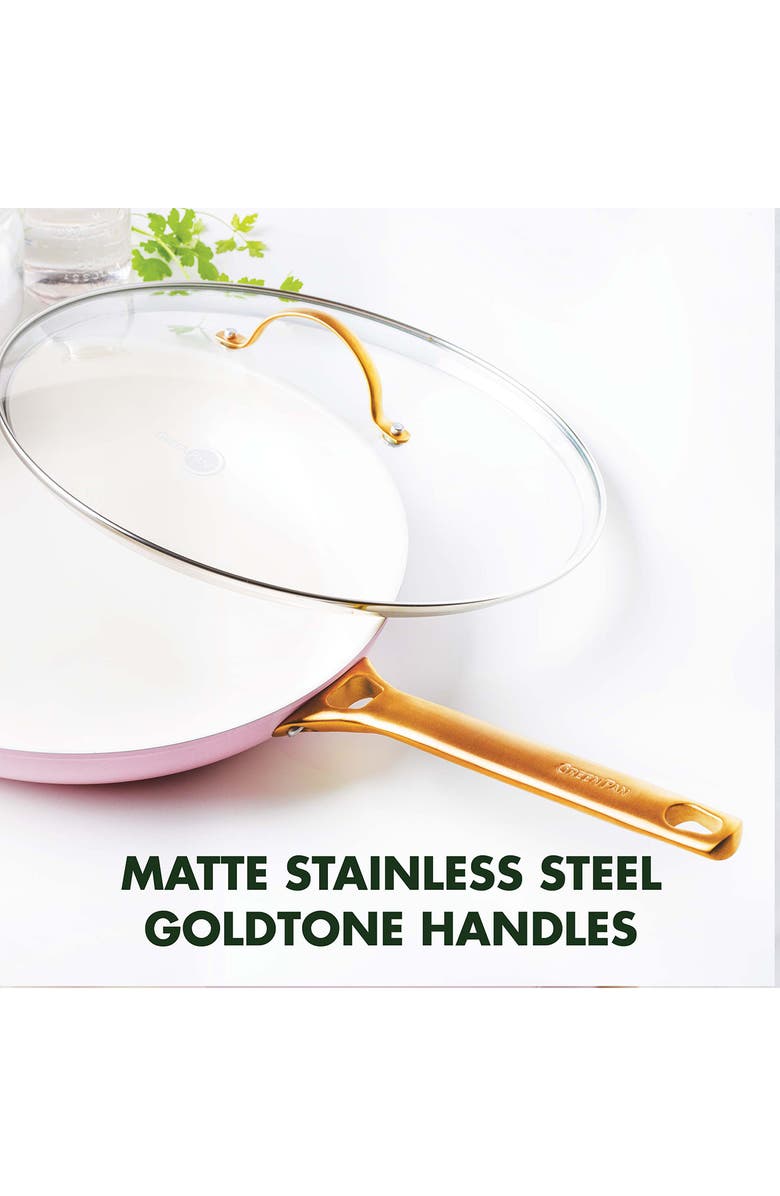 GreenPan Reserve Ceramic Nonstick Covered Frying Pan, Alternate, color, Blush