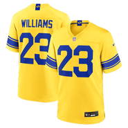 Nike Men's Nike Kyren Williams Los Angeles Rams Classic Sol Game Jersey