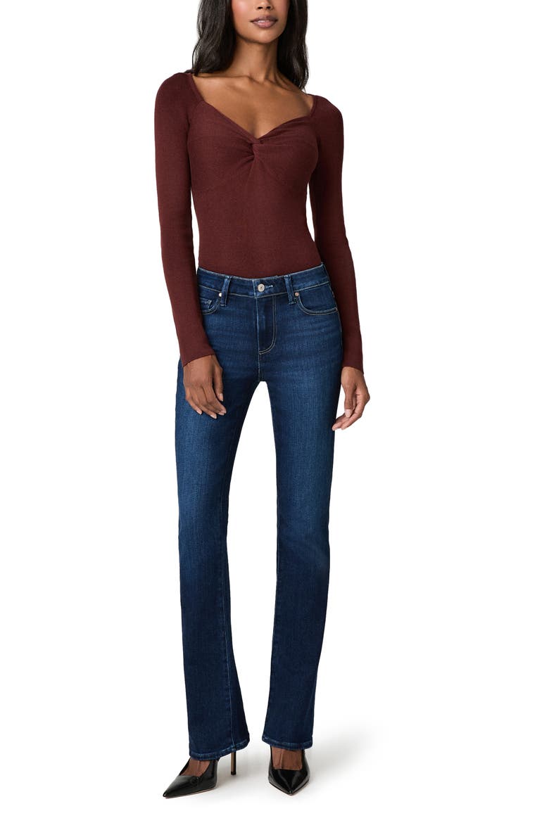 Manhattan High Waist Bootcut Jeans, Alternate, color, STRAIGHT A