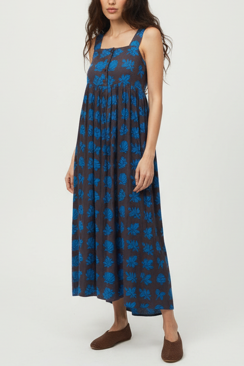 Gabby Button-up Ankle Length Dress