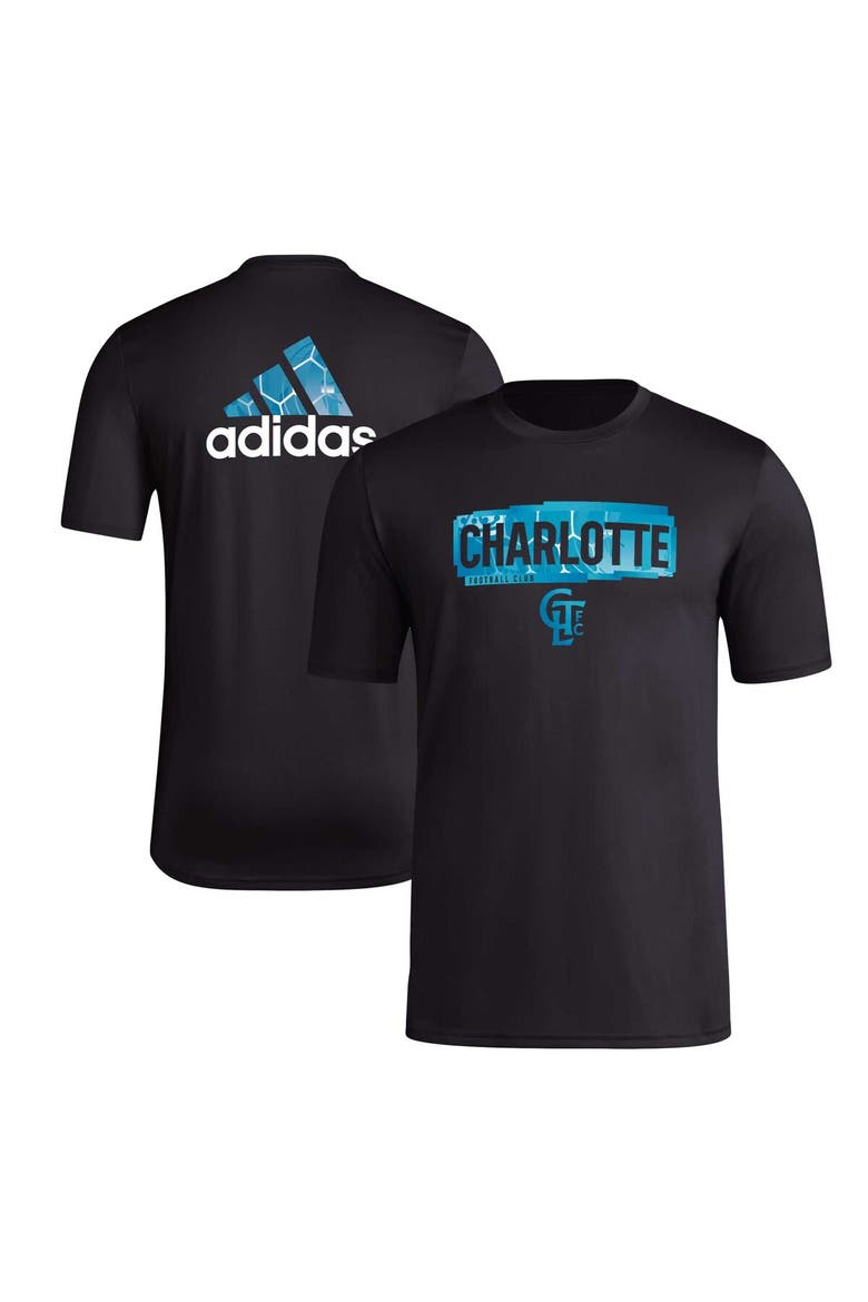 Men's adidas Black Charlotte FC Local Pop AEROREADY T-Shirt, Main, color, Black