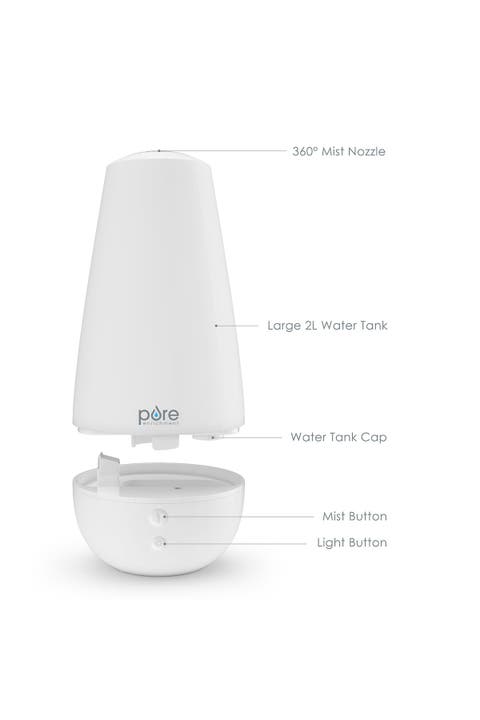 PureSpa XL 3-in-1 Aroma Diffuser, Humidifier, & Mood Light