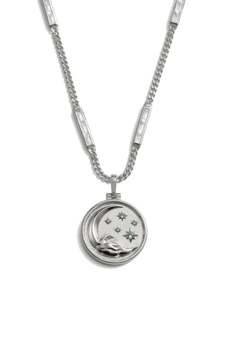 Allel Pendant Necklace, Main, color, 925 STERLING SILVER