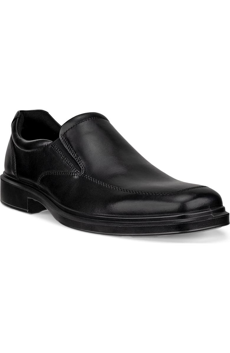 ECCO Helsinki Water Resistant Slip-On Loafer, Main, color, Black