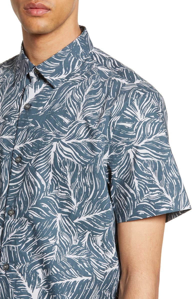 Calibrate Short Sleeve Button-Up Shirt, Alternate, color, 