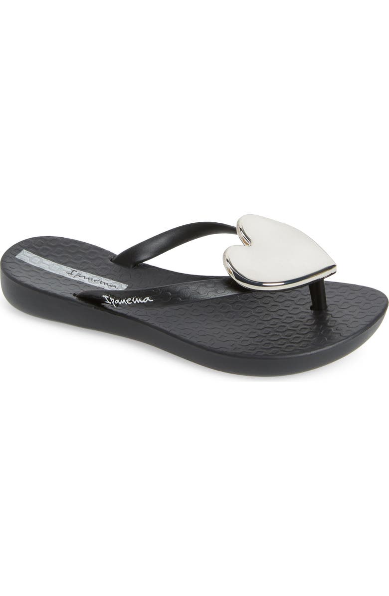 Ipanema Wave Heart Flip Flop, Main, color,