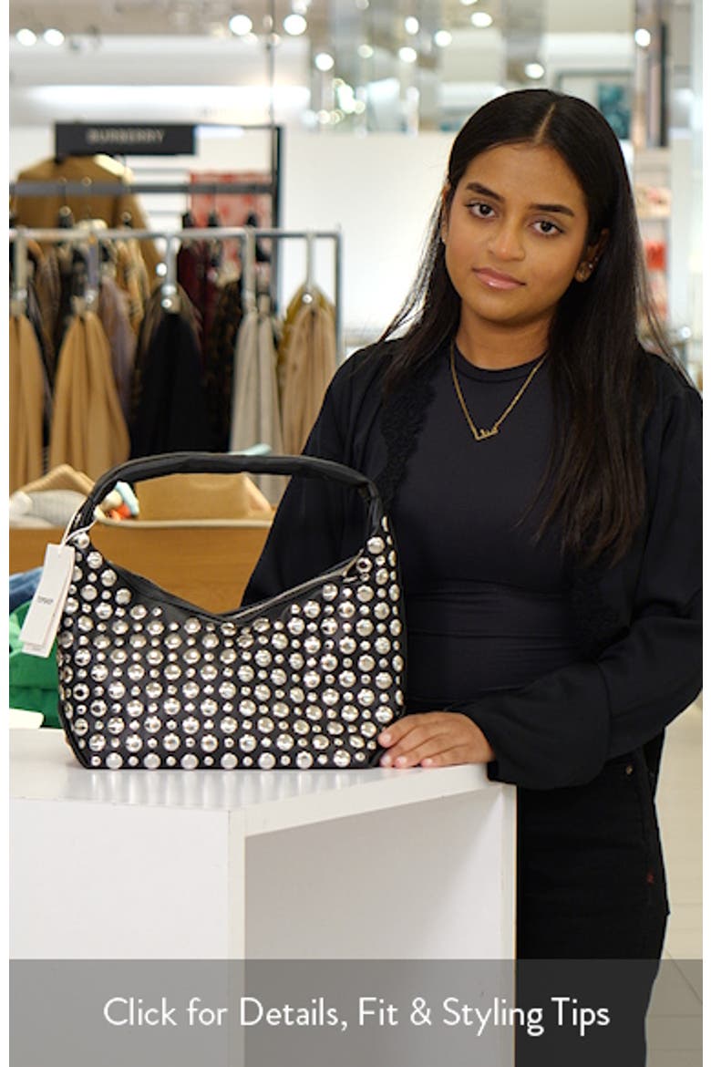 Studded Faux Leather Shoulder Bag video