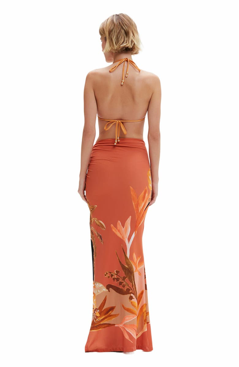 PatBO Bananier Maxi Skirt, Alternate, color, 
