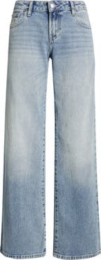 PacSun Zoe Low Rise Wide Leg Girlfriend Jeans