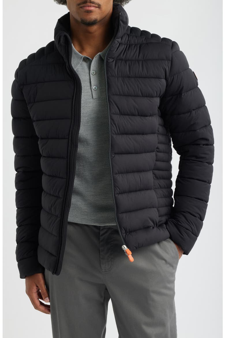 Ari Water Repellent Puffer Jacket, Main, color, BLACK