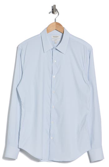 Bonobos Long Sleeve Slim Fit Button Front Performance Shirt