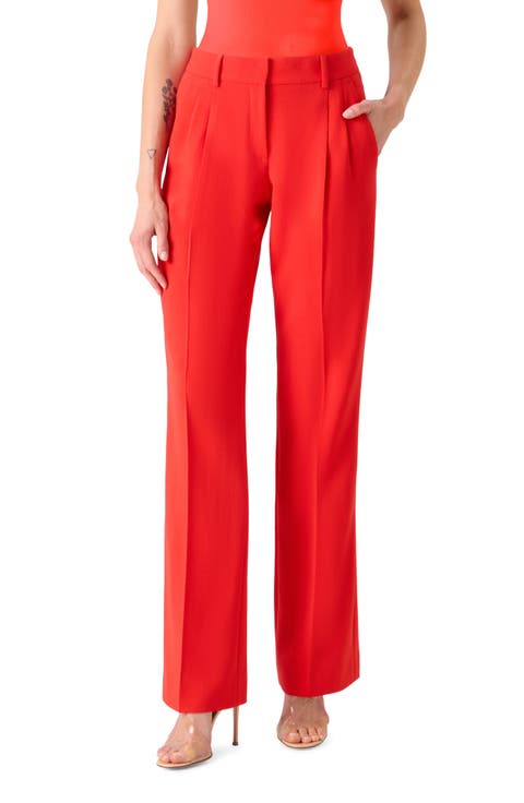 Fabri Pleated Wool Pants