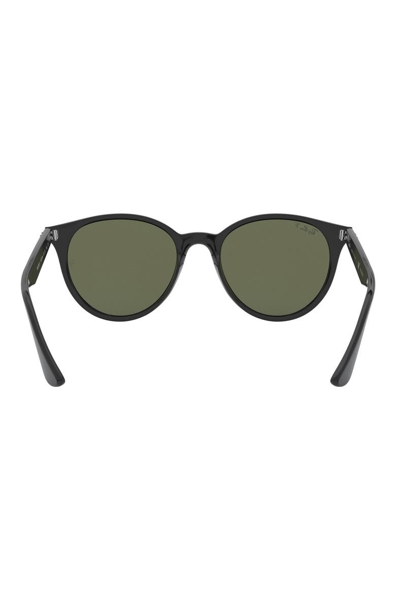 53mm Polarized Phantos Sunglasses, Alternate, color, BLACK / GREEN