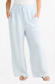 Brave+True Sunny Days Wide Leg Linen Pants