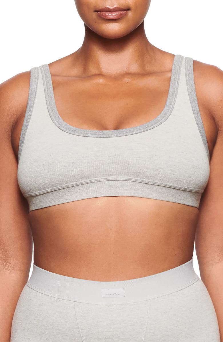 SKIMS Outdoor Basics Scoop Neck Bralette, Main, color,