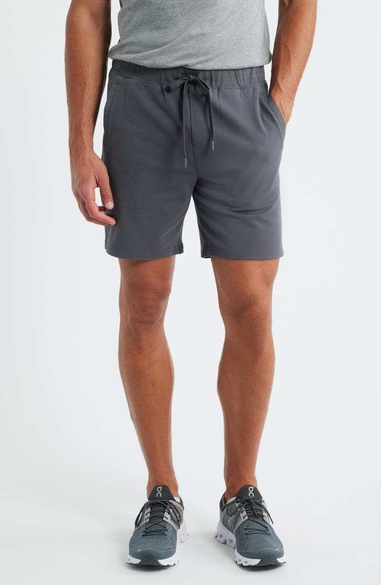 Mack Weldon Ace 7-Inch Sweat Shorts, Main, color, 