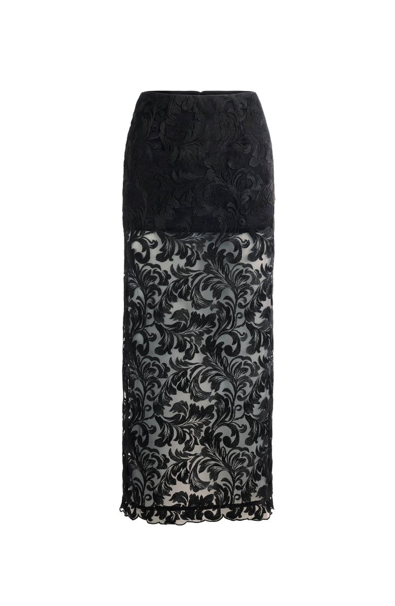 Scarlett Gasque Sovereign Skirt, Alternate, color, Black