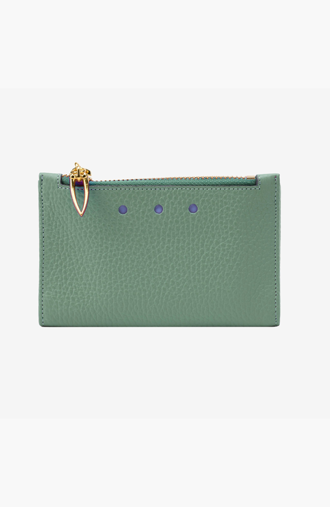 Ascot Slim Card Case with Zip Coin Pocket