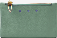 Tusk Ascot Slim Card Case with Zip Coin Pocket