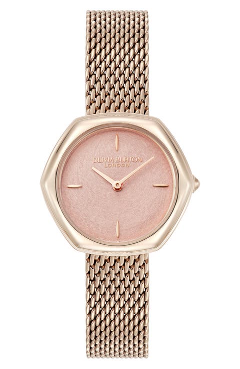 Charing Mesh Strap Watch, 28.5mm