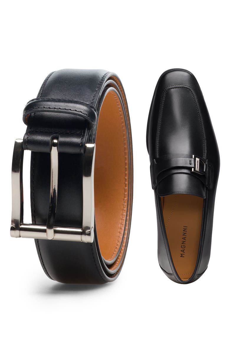 Carbon Leather Belt
