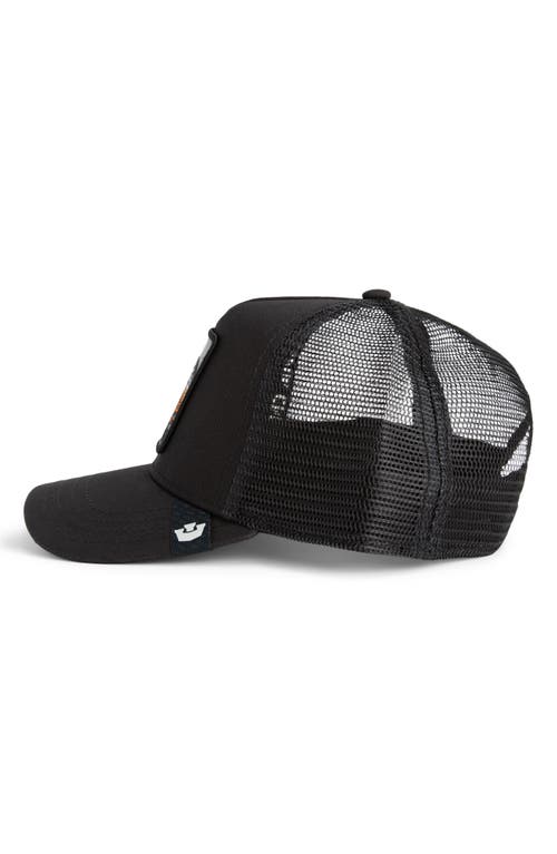 Goorin Bros . Mamba Snake Patch Snapback Trucker Hat In Black