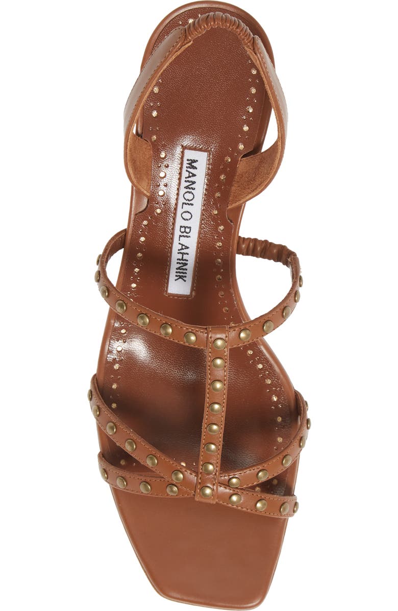 Manolo Blahnik Luce Studded Slingback Sandal, Alternate, color,