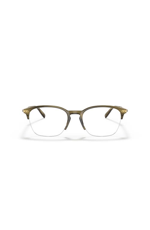 Giorgio Armani 53mm Phantos Optical Glasses In Green