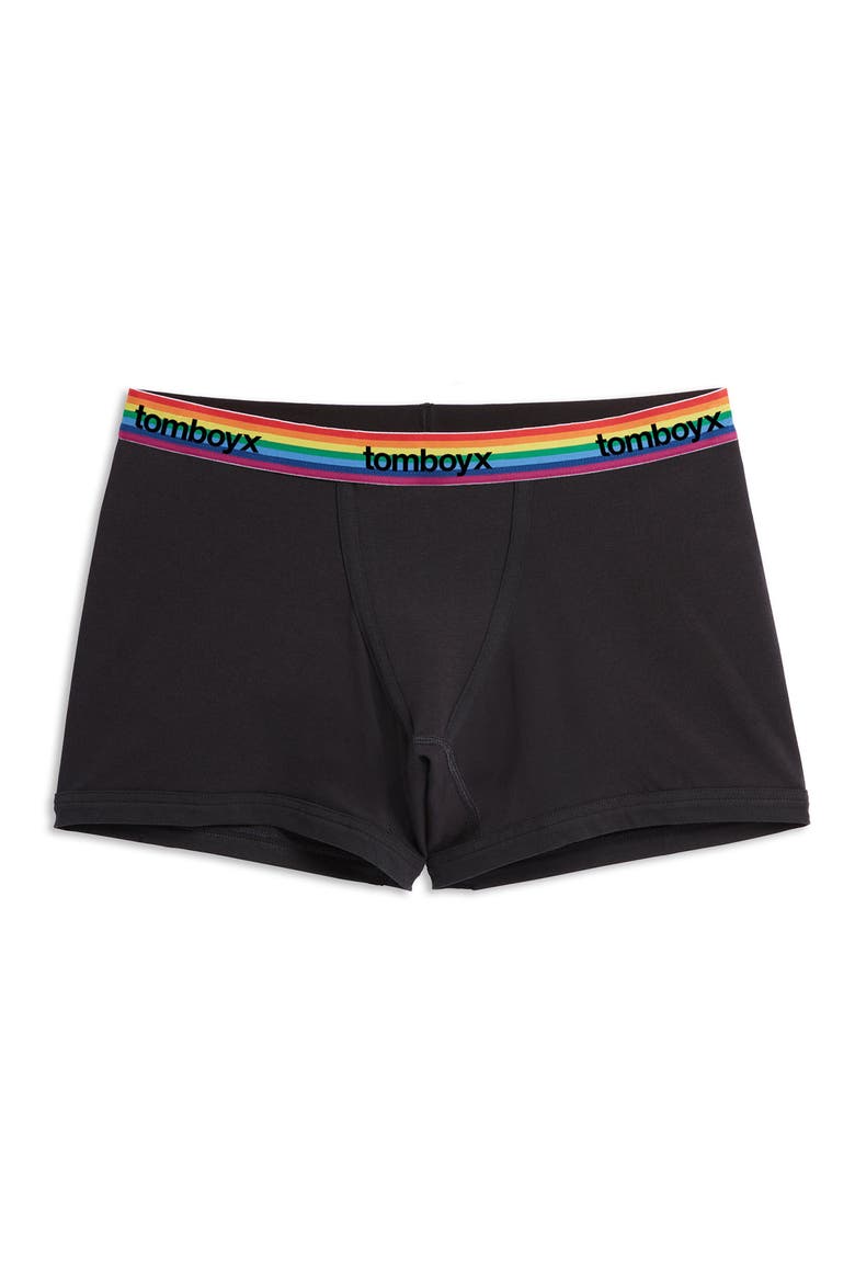4.5-Inch Trunks, Main, color, BLACK RAINBOW LOGO