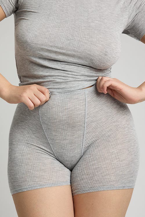 Negative Underwear Whipped Boxer In Heather Grey