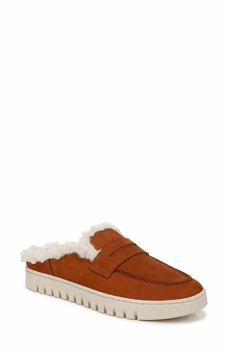 Vionic Uptown Faux Shearling Mule