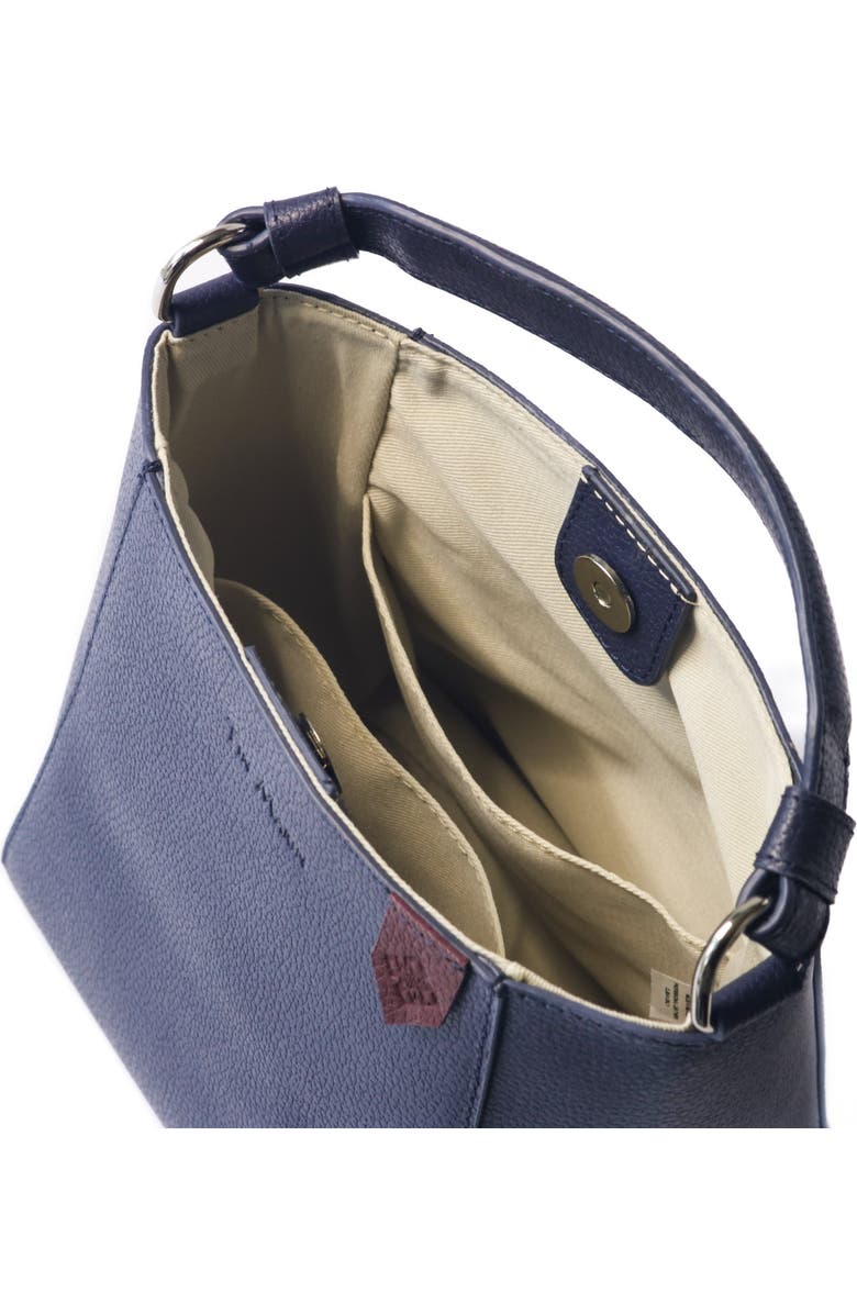 Tin Marin Yaya Leather Bucket Bag, Alternate, color, Black