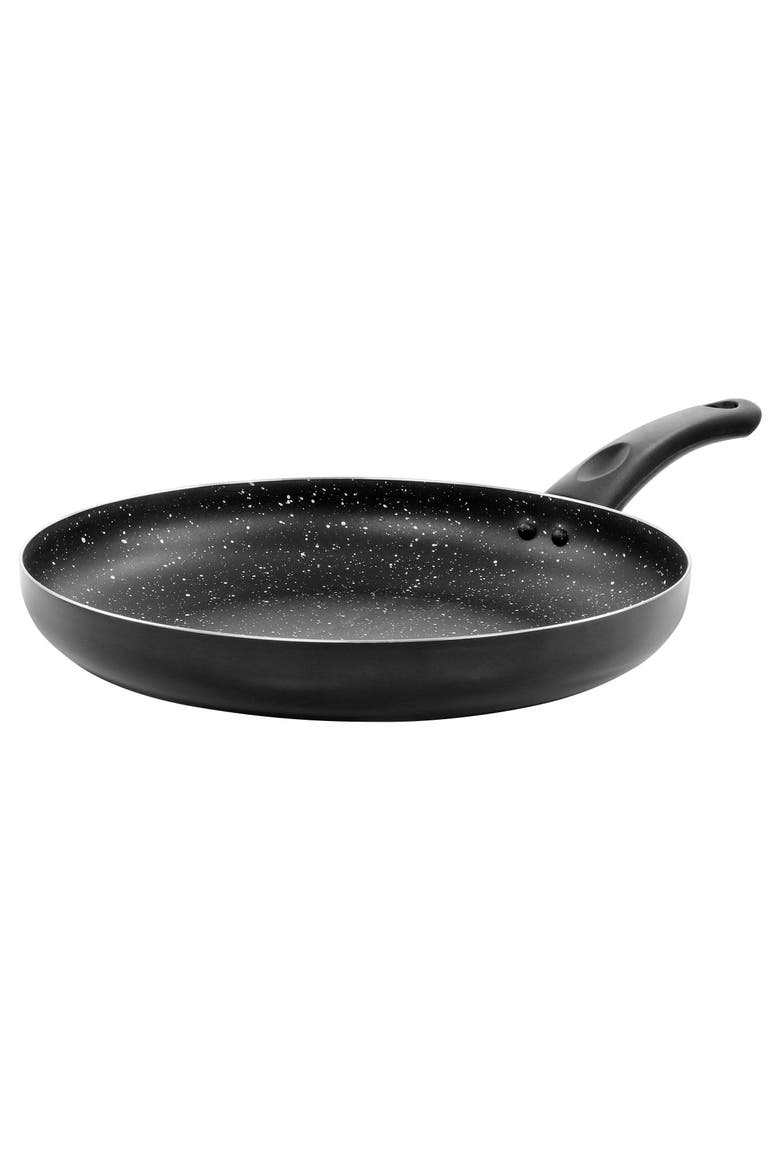 Luneta 12 Inch Aluminum Nonstick Frying Pan With Bakelite Handle, Main, color, Black
