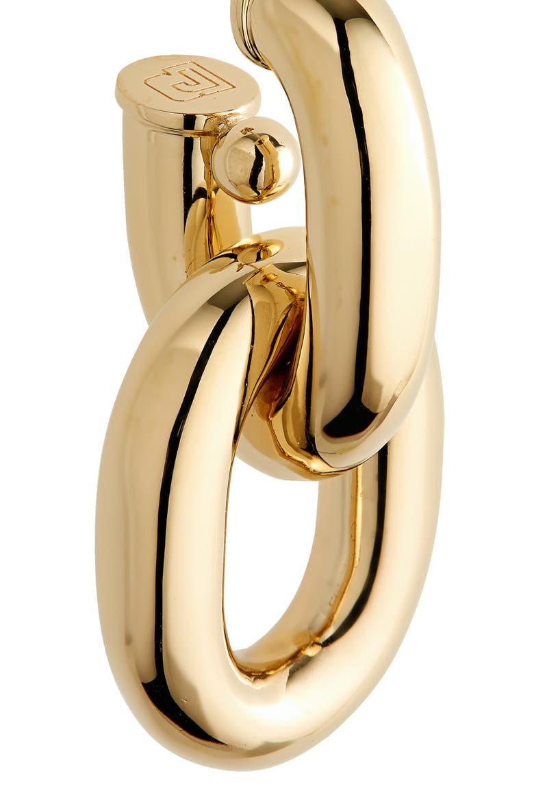 XL Link Drop Earrings, Alternate, color, P710 GOLD